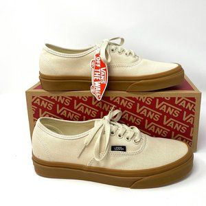 VANS Authentic Gum Canvas Caramel Women Sneakers (Brand New in box)